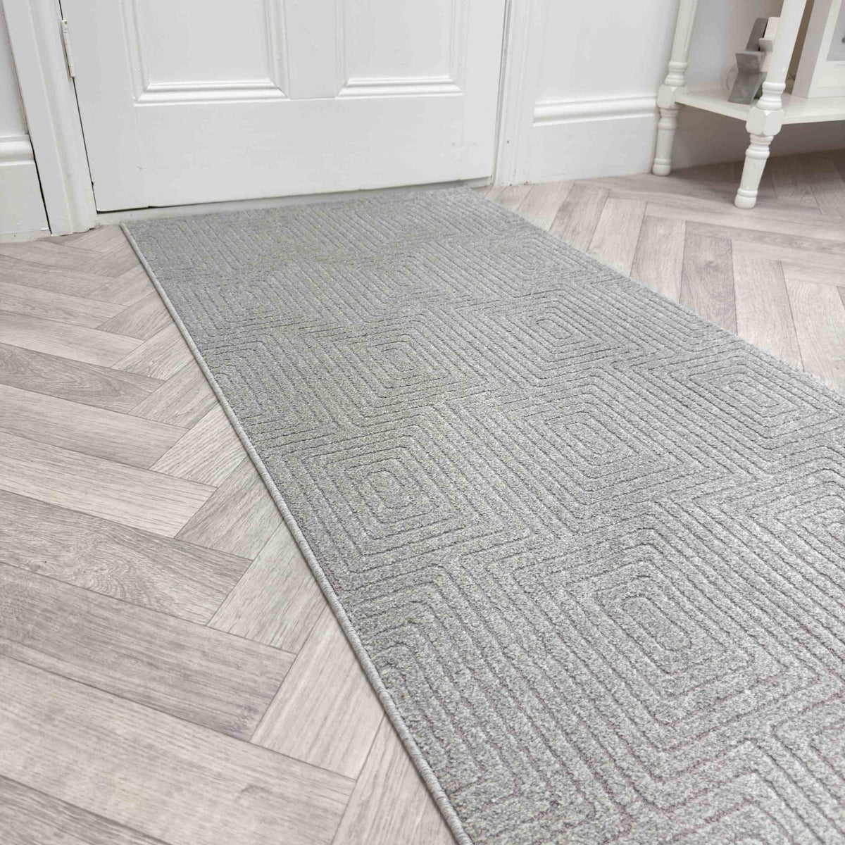 Quin Light Gray 41009-2121 Rug Runner