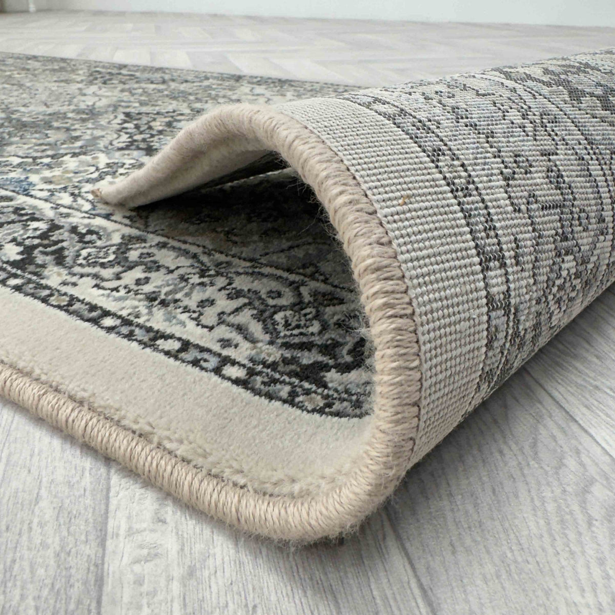 Ancient Garden Cream/Gray 57008-9696 Stair Runner