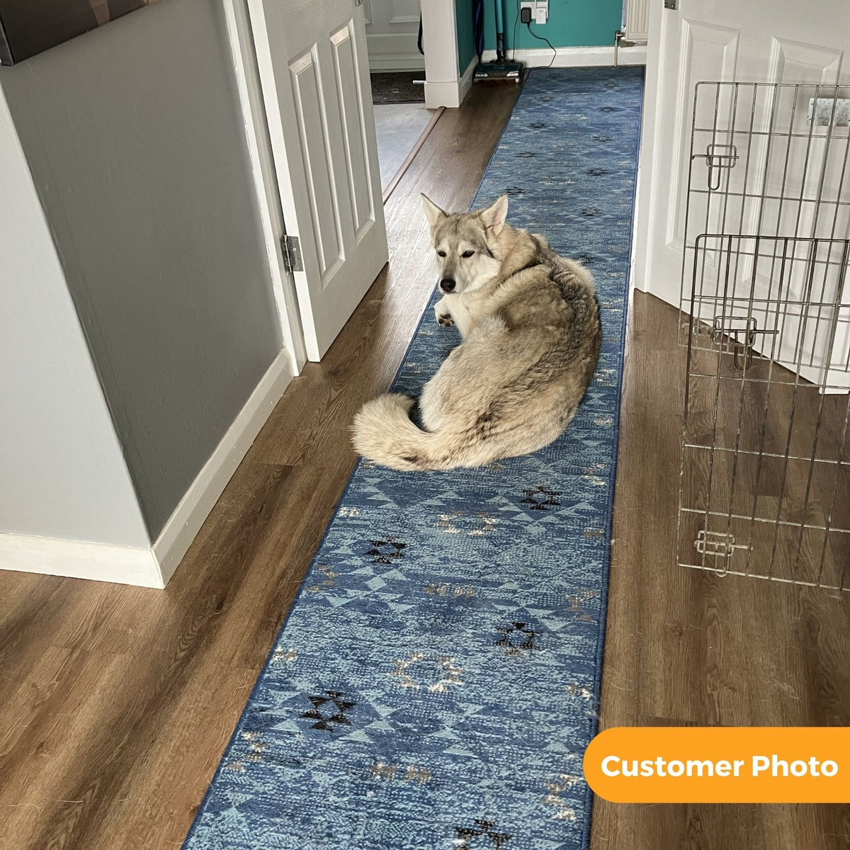 Andes Blue  Rug Runner