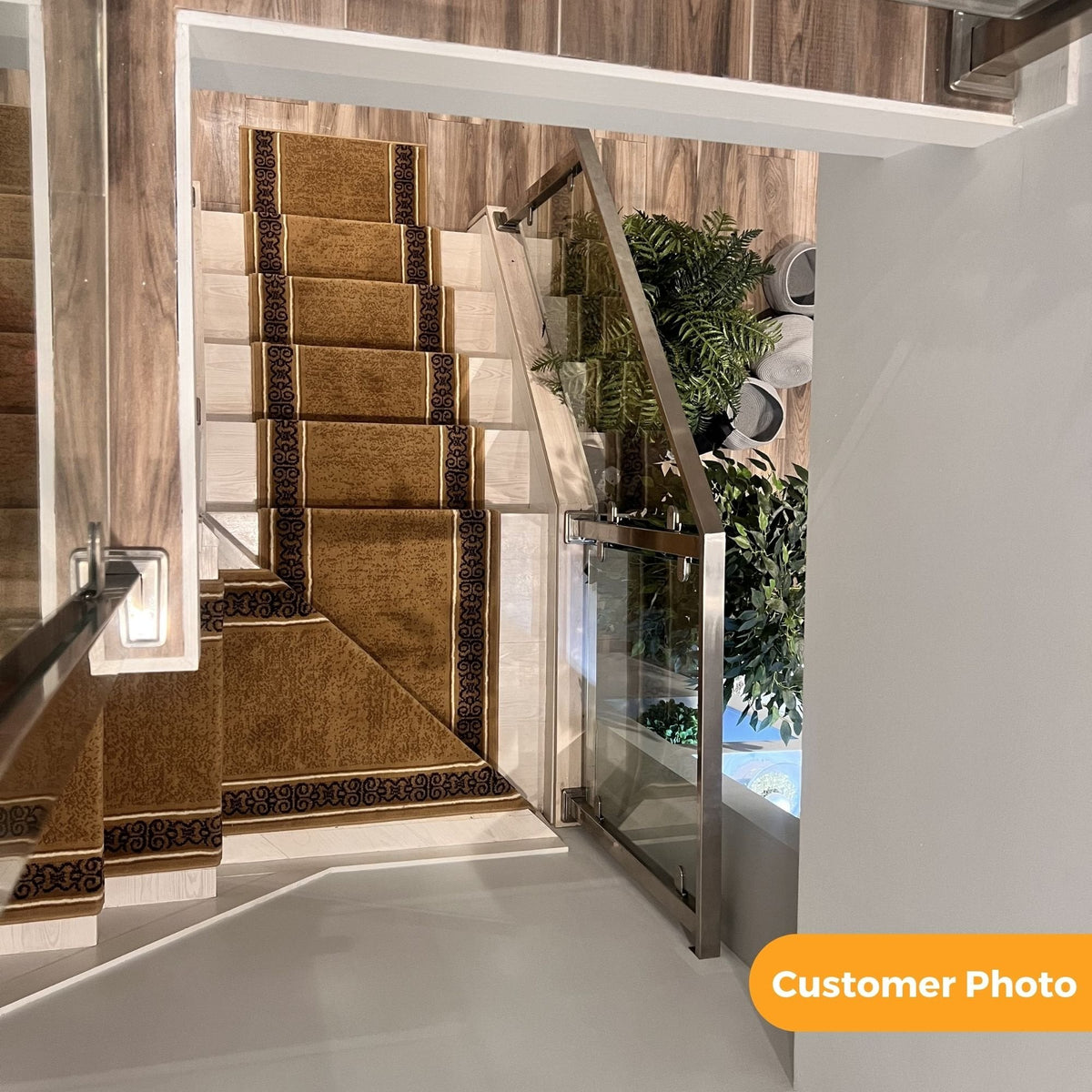 Tribal Beige Tapis d’escalier