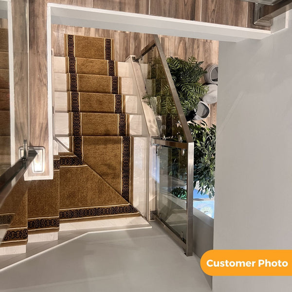 Tribal Beige Tapis d’escalier