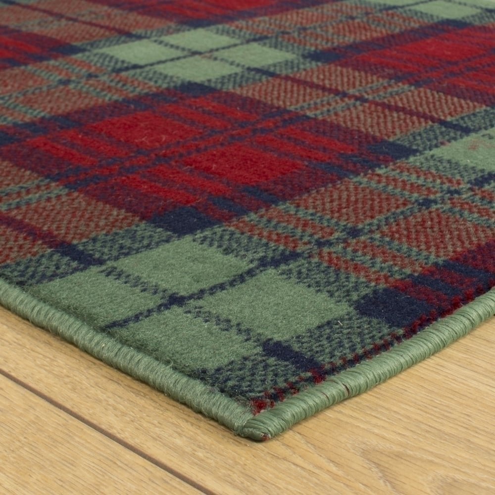 Tartan Red / Green  Hall Runner