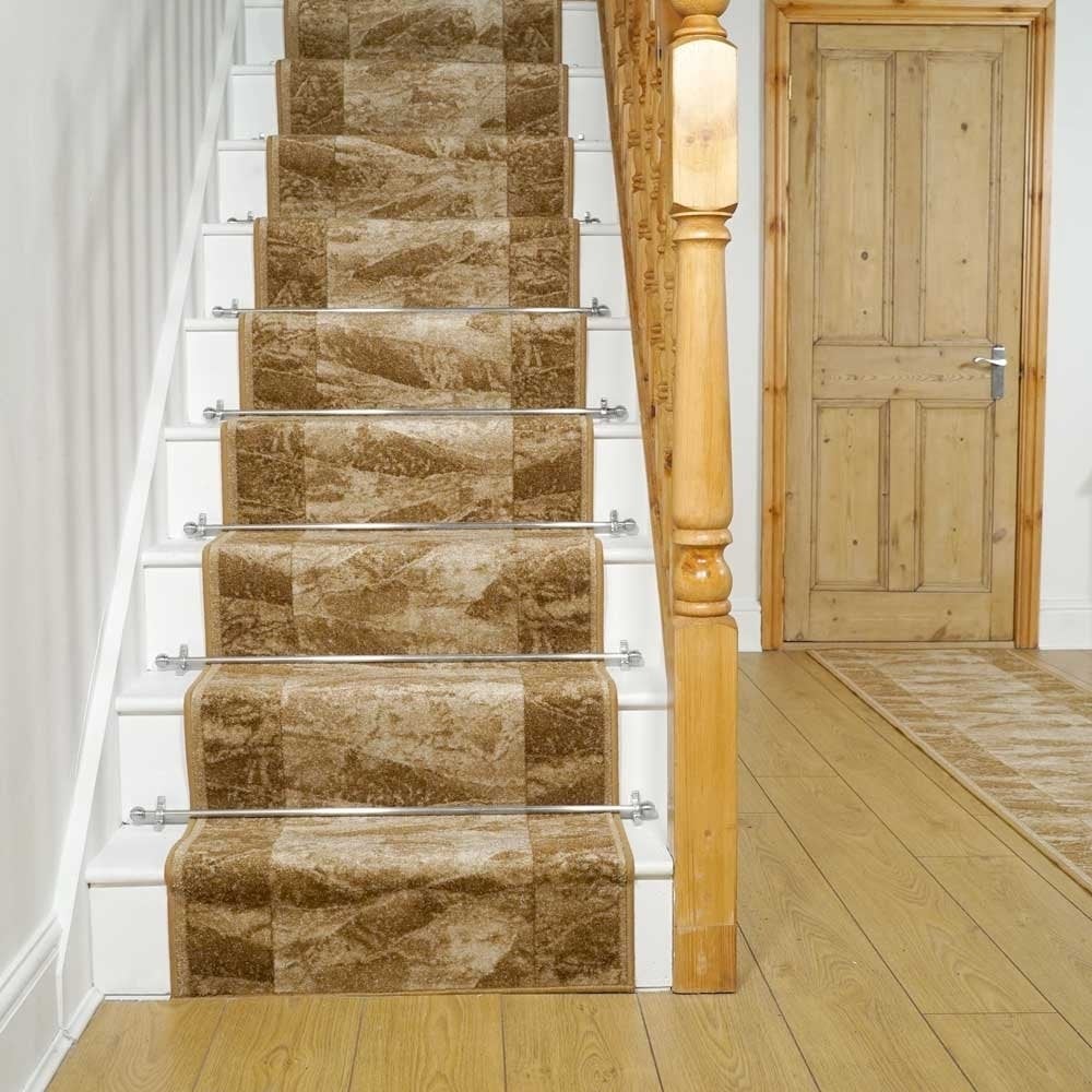 Sardis Light Brown Stair Runner