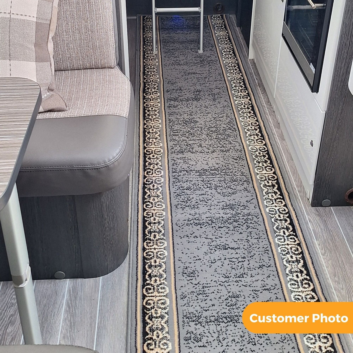 Tribal Grey  Hall Runner