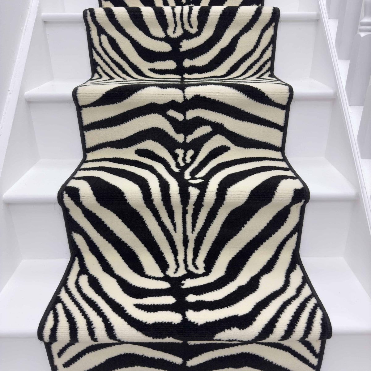 Zebra Print Stair Runner