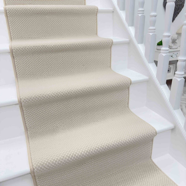 Hazy Beige Stair Runner