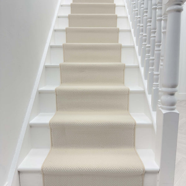 Hazy Beige Stair Runner