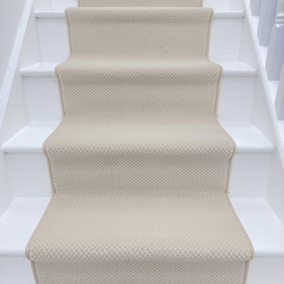 Hazy Beige Stair Runner
