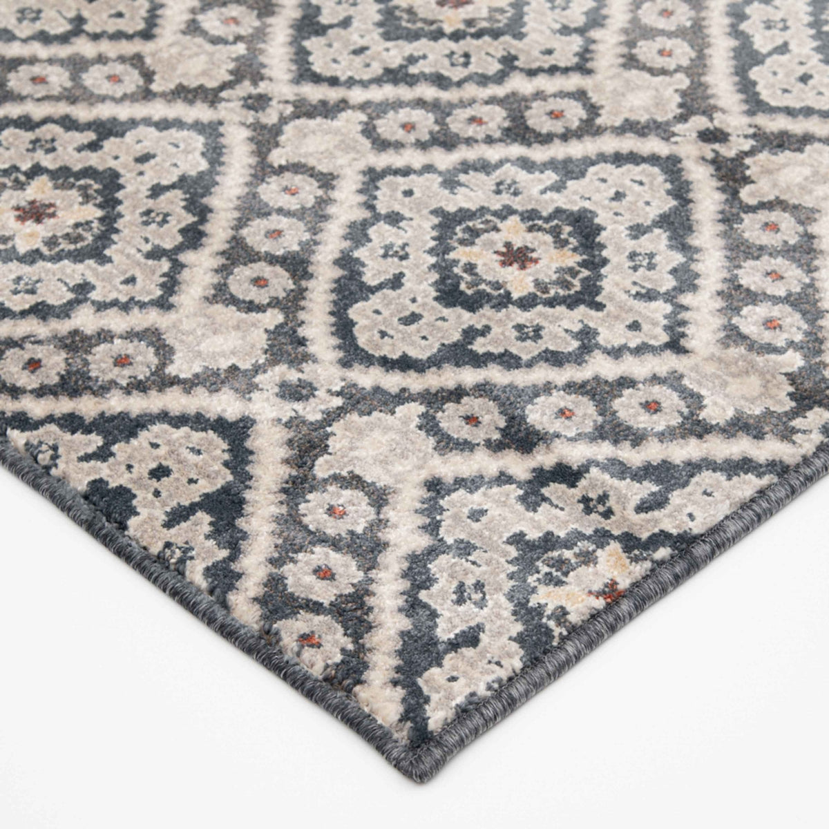 Montville Vintage Blue Latte Area Rug