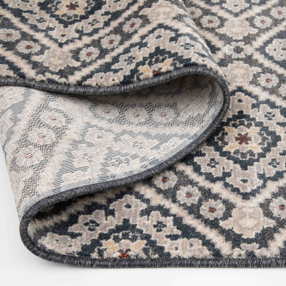 Montville Vintage Blue Latte Area Rug