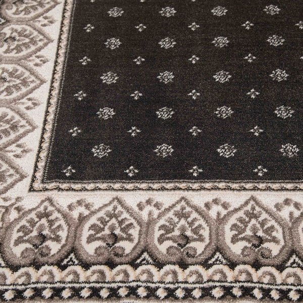 Heirloom Fleur De Lis Abbey Navajo White Area Rug