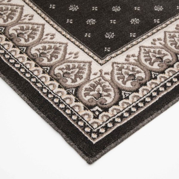 Heirloom Fleur De Lis Abbey Navajo White Area Rug
