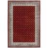 Heirloom Fleur de Lis Cinnabar Navajo White Area Rug
