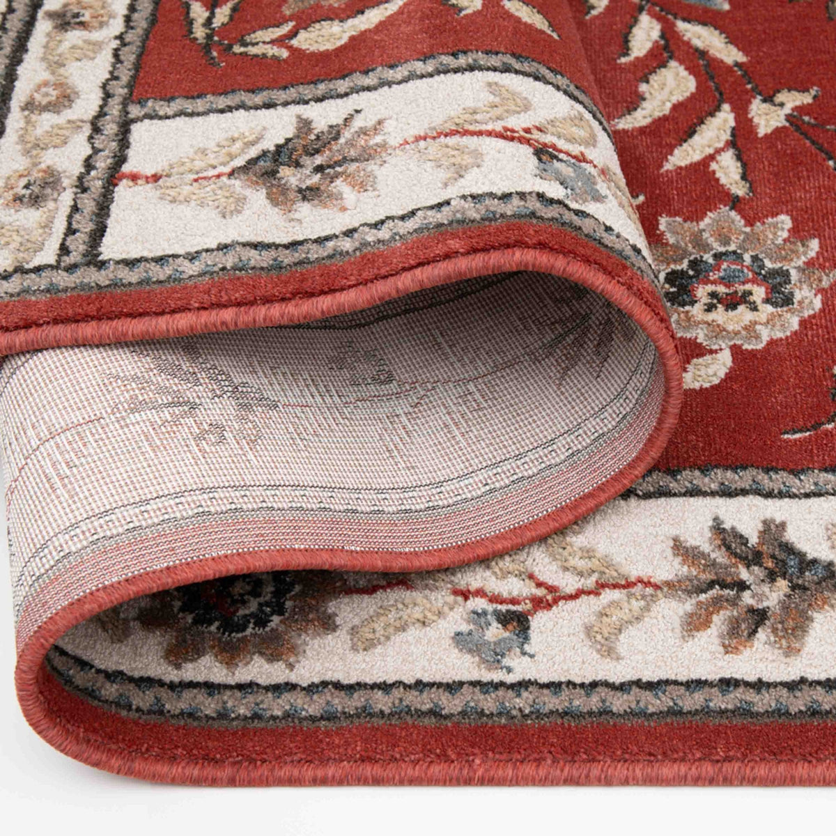 Heirloom Dorothea Cinnabar Navajo White Area Rug