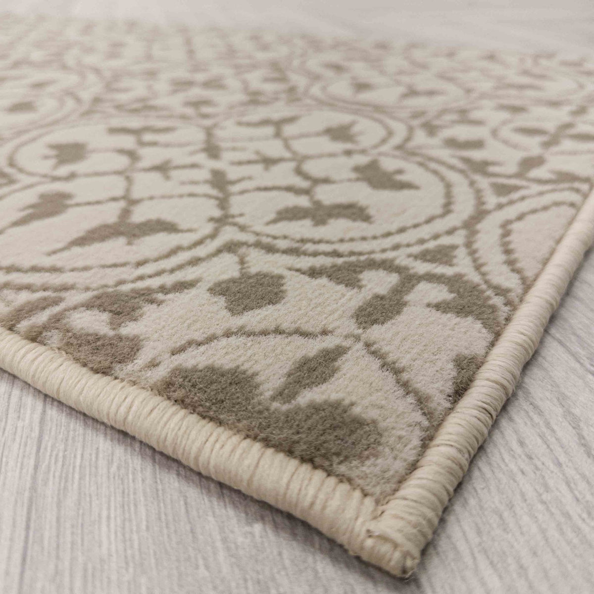 Mosaic Light Beige Hall Runner