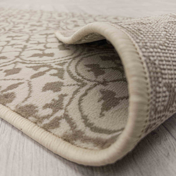Mosaic Light Beige Hall Runner