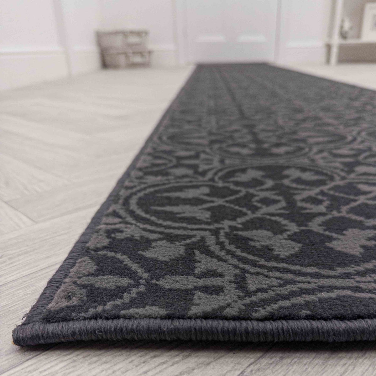 Mosaic Grey Hall Runner