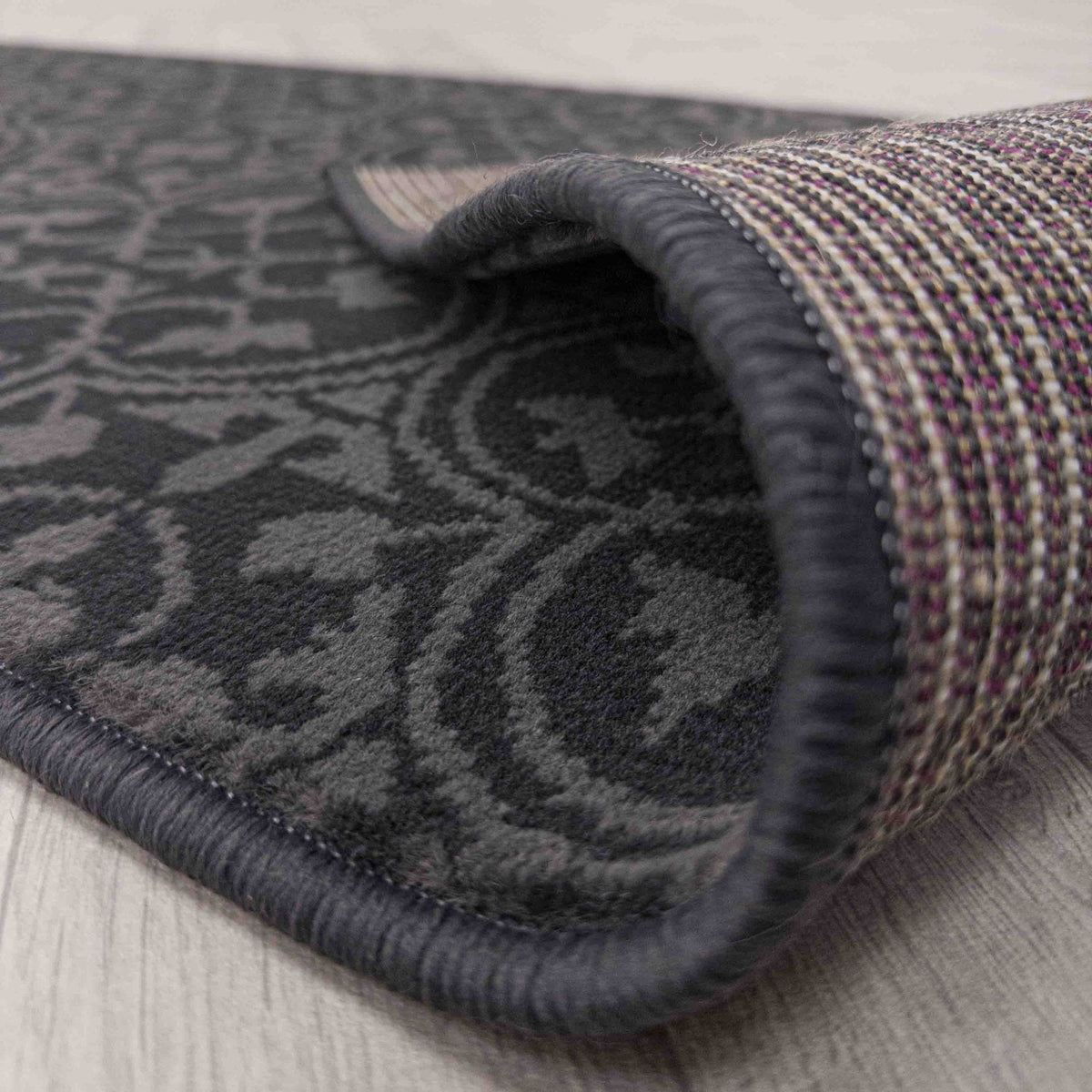 Mosaic Grey Hall Runner