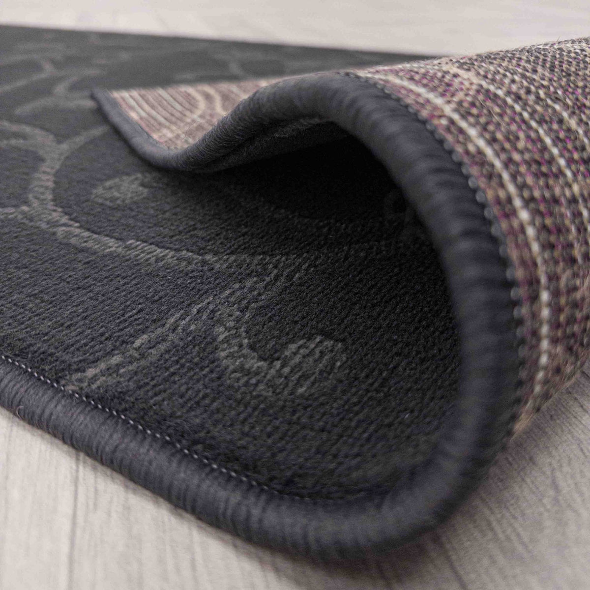 Vines Gray Rug Runner