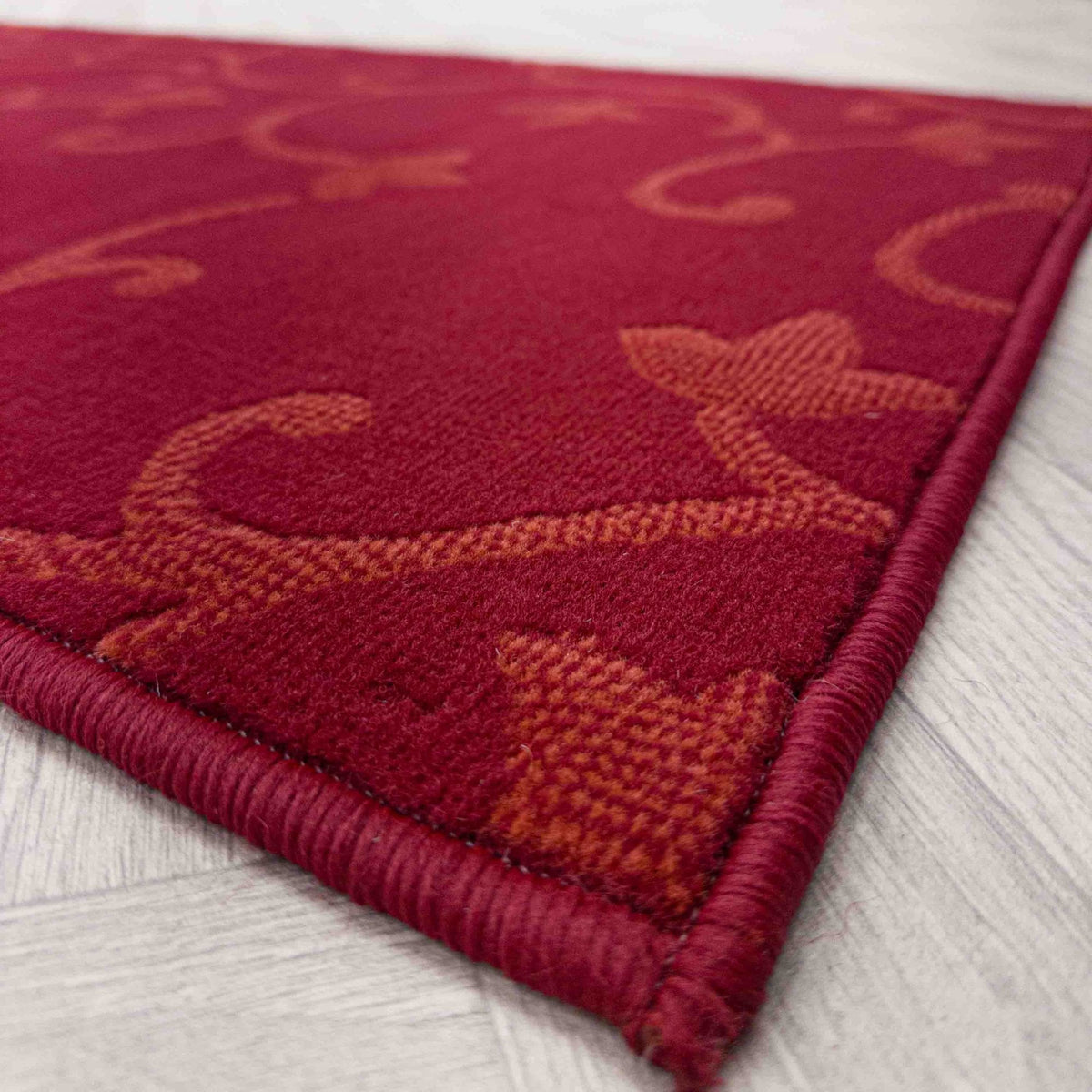 Vines Red Hall Runner