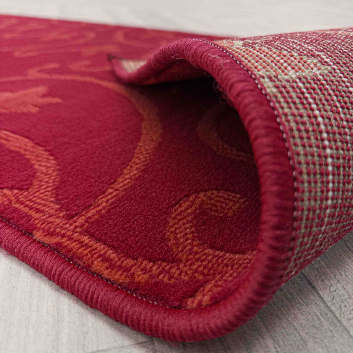 Vines Red Hall Runner