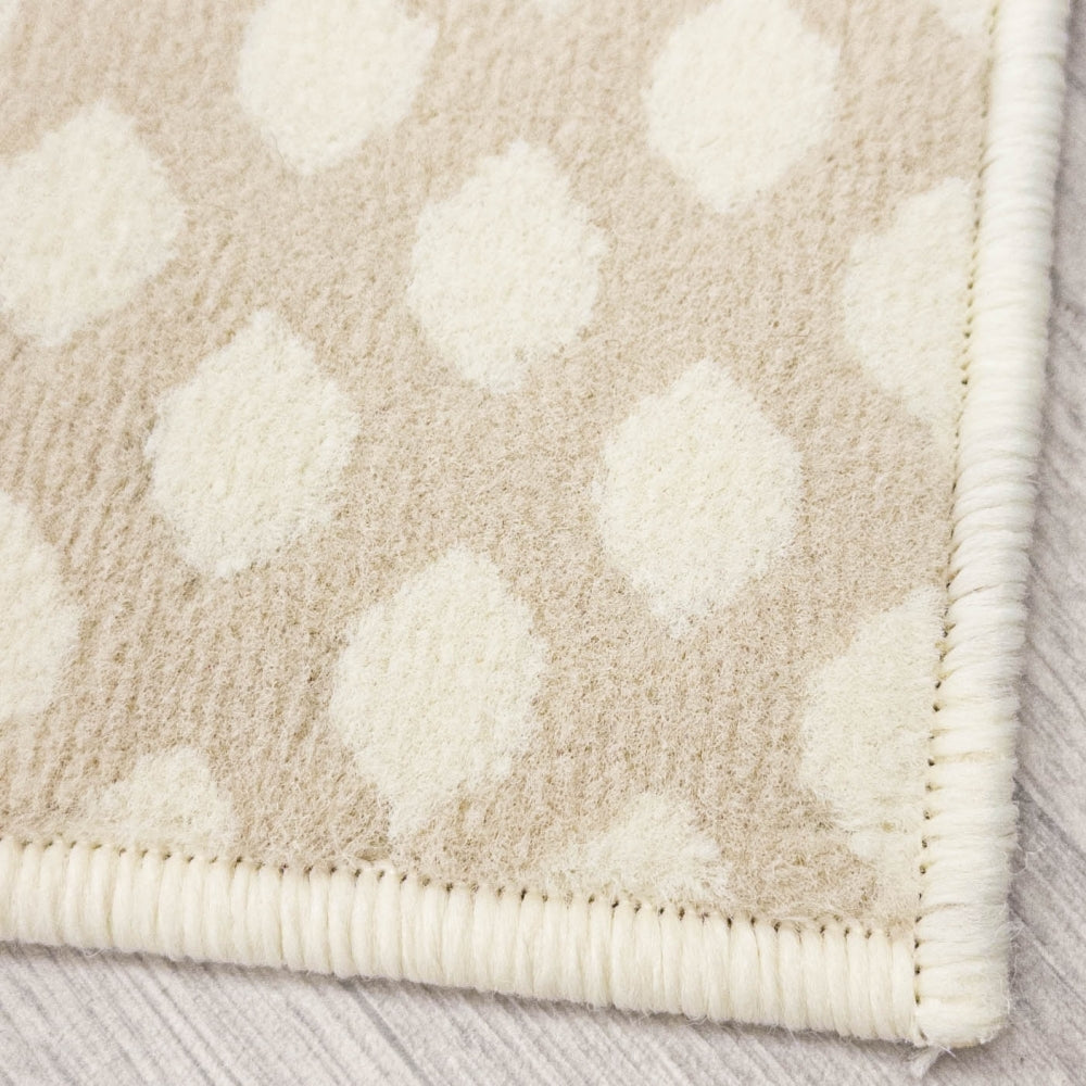 Honeycomb Beige Hall Runner