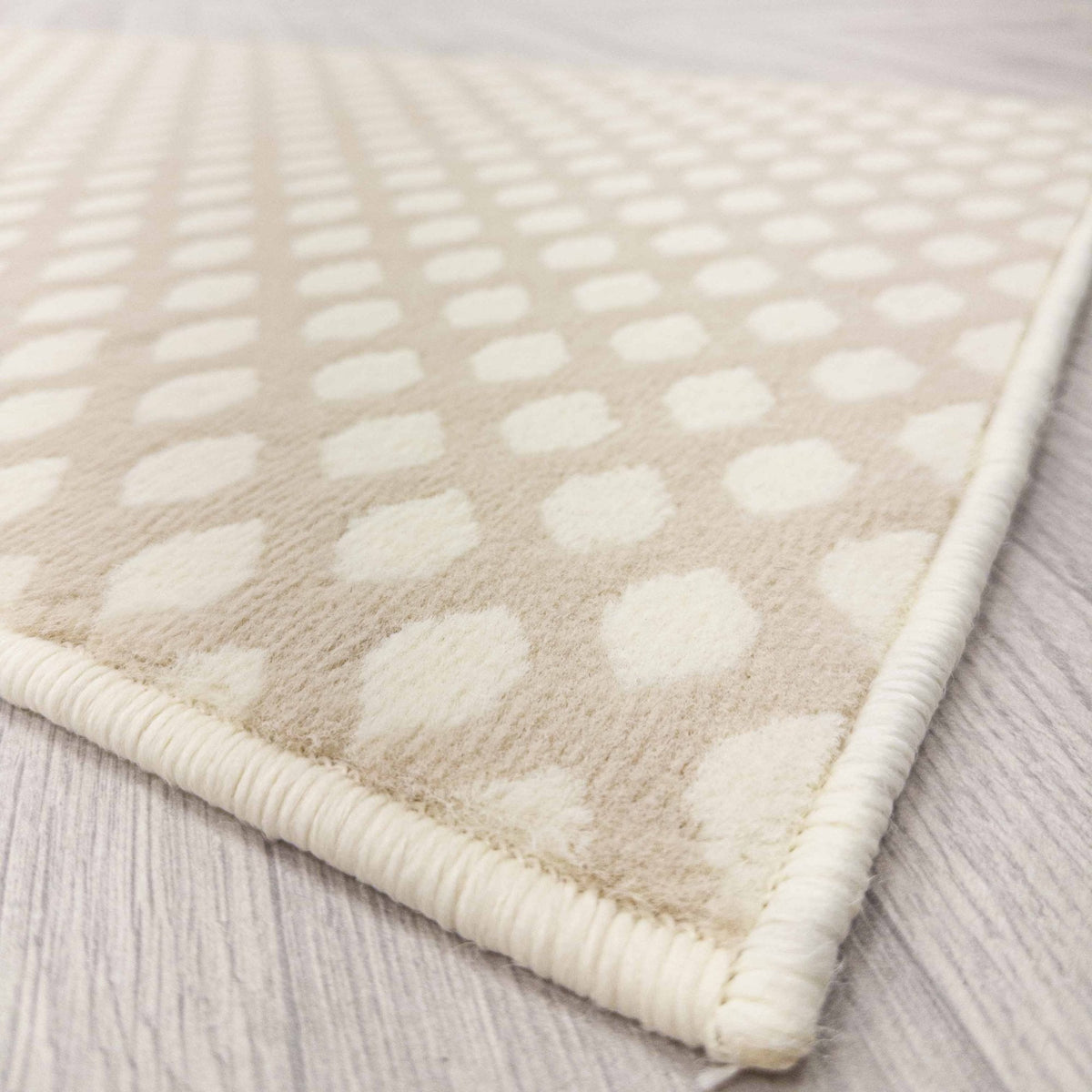 Honeycomb Beige Hall Runner