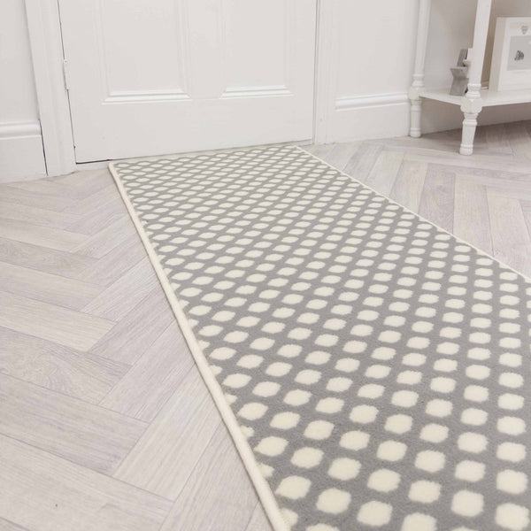 Honeycomb Grey Hall Runner