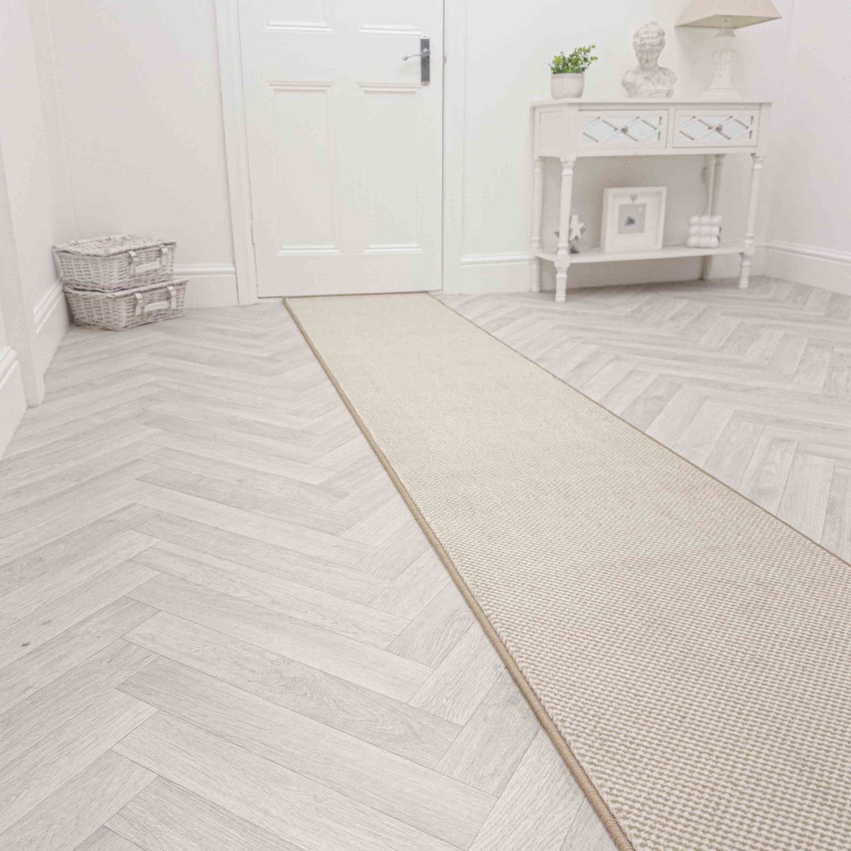 Hazy Brown Rug Runner