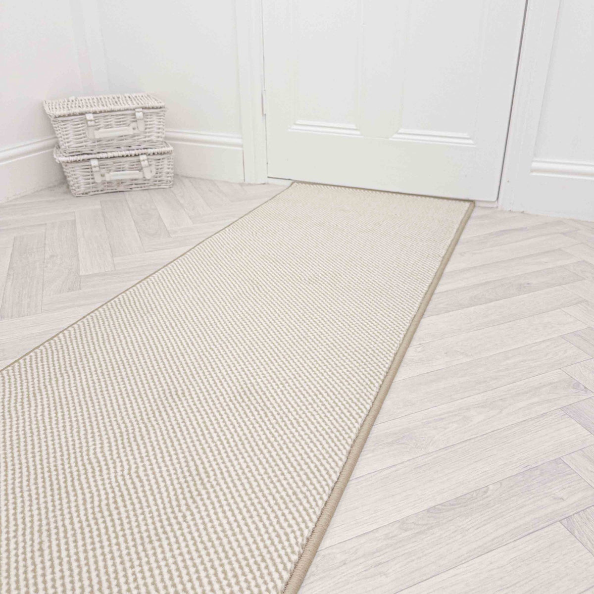 Hazy Brown Rug Runner