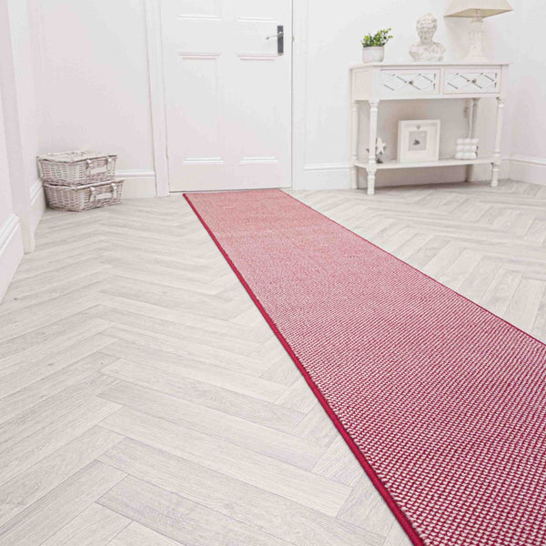 Hazy Red Hall Runner