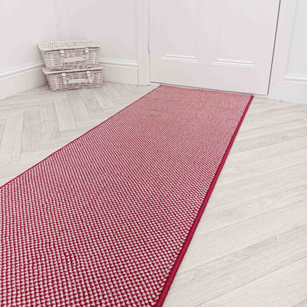 Hazy Red Hall Runner