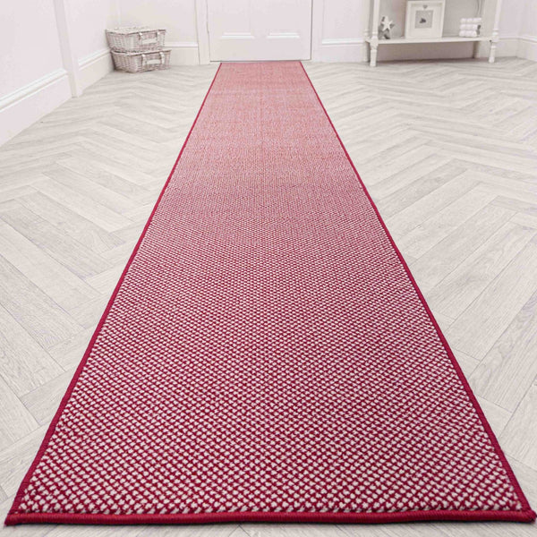 Hazy Red Hall Runner