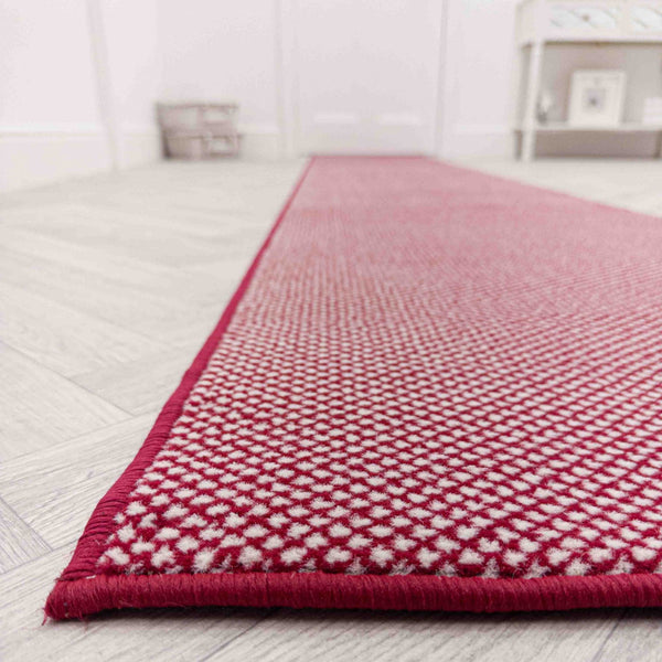 Hazy Red Hall Runner