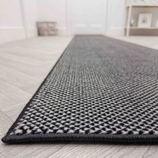 Hazy Black Hall Runner