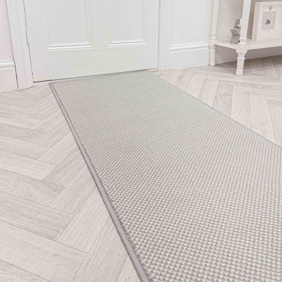 Hazy Grey Hall Runner