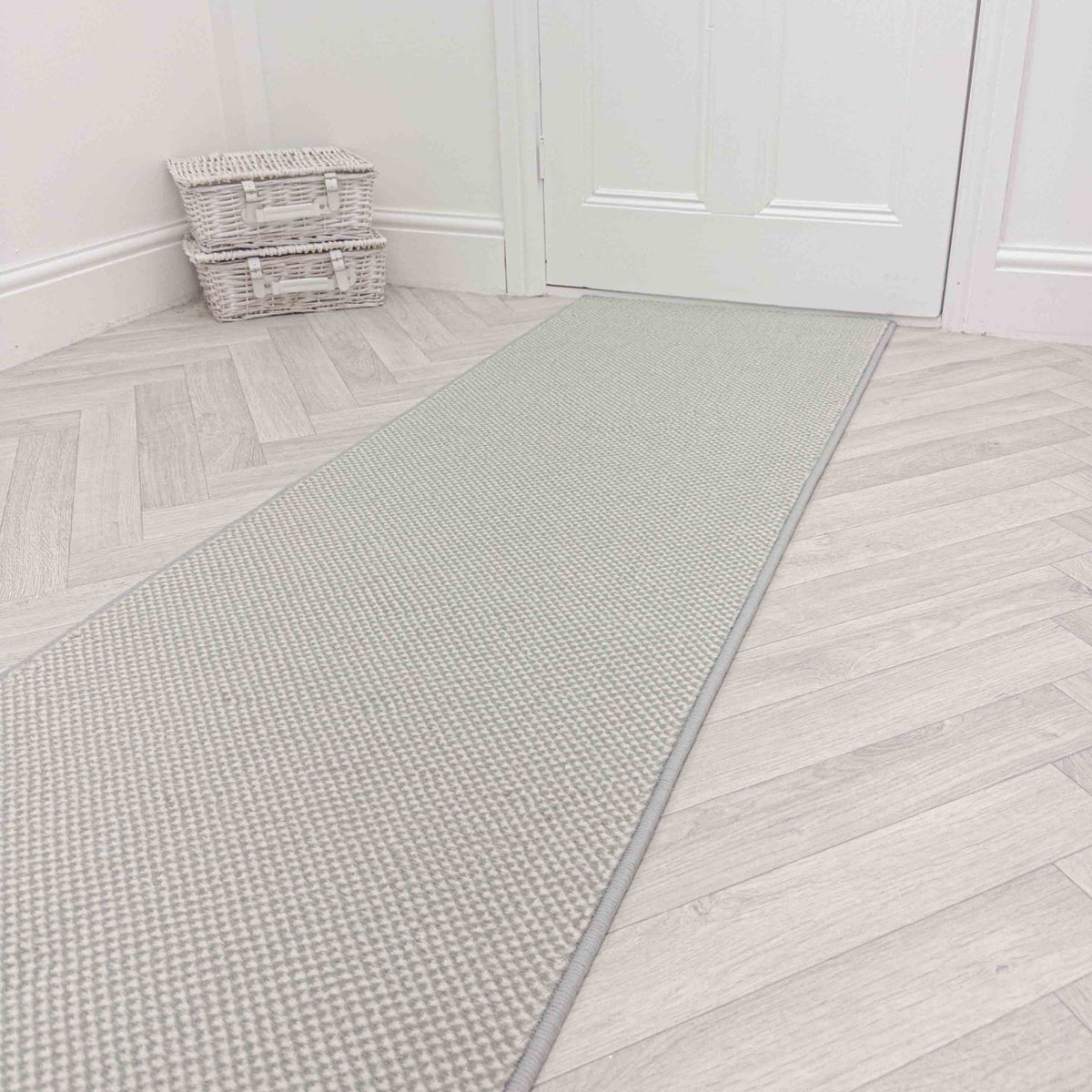 Hazy Grey Hall Runner