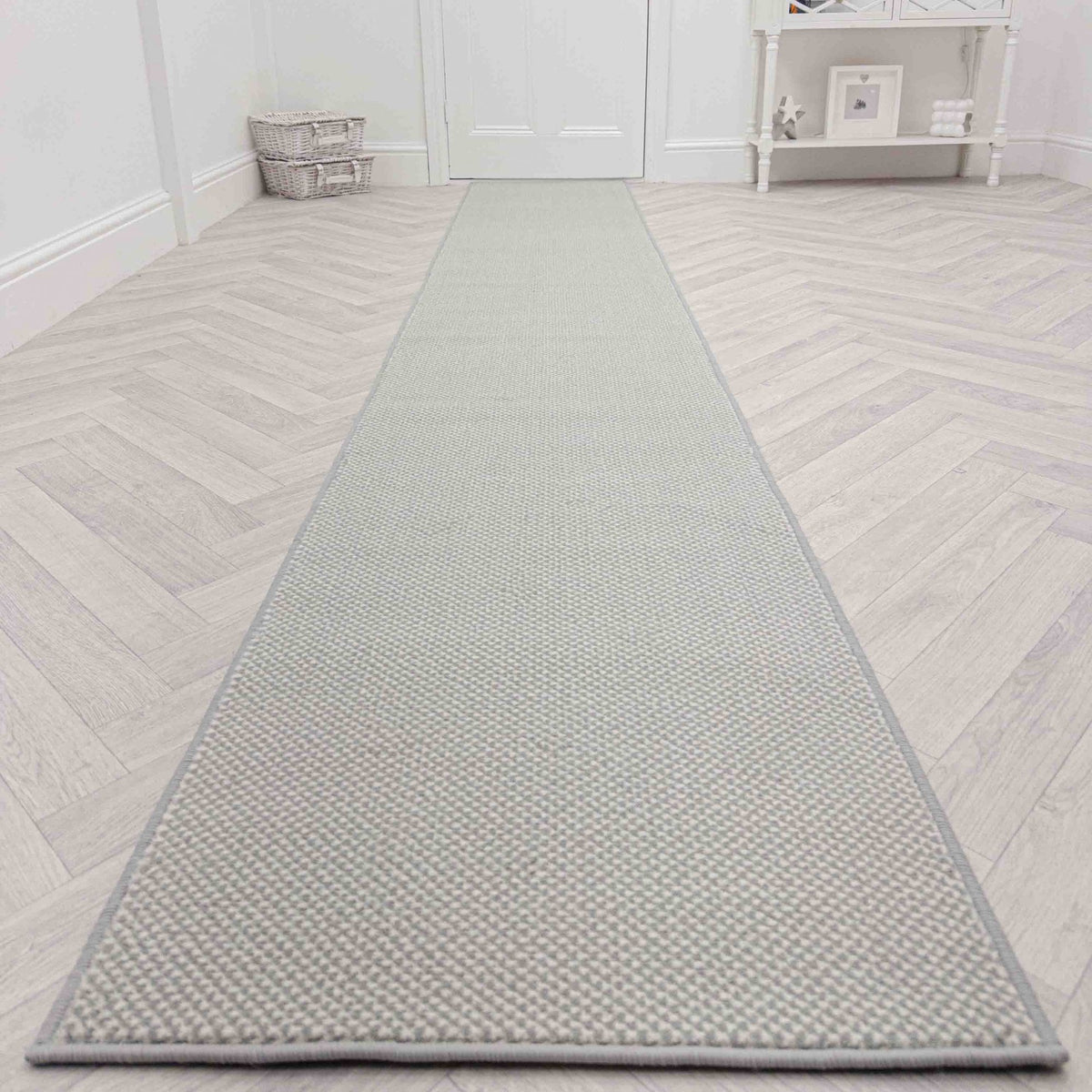 Hazy Grey Hall Runner