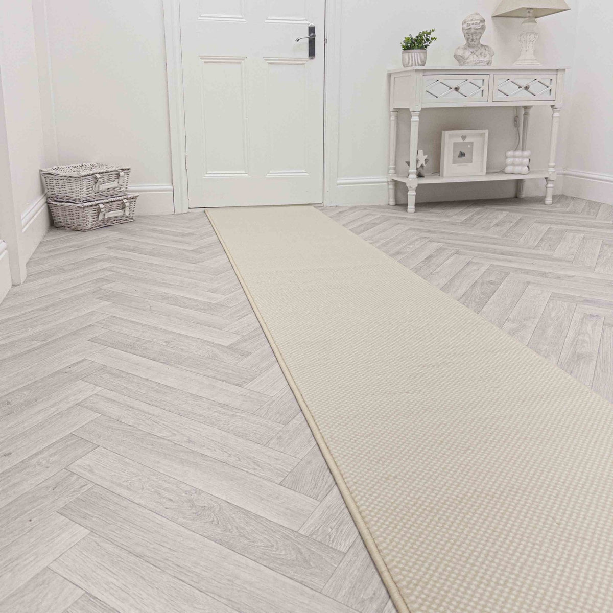 Hazy Beige Hall Runner