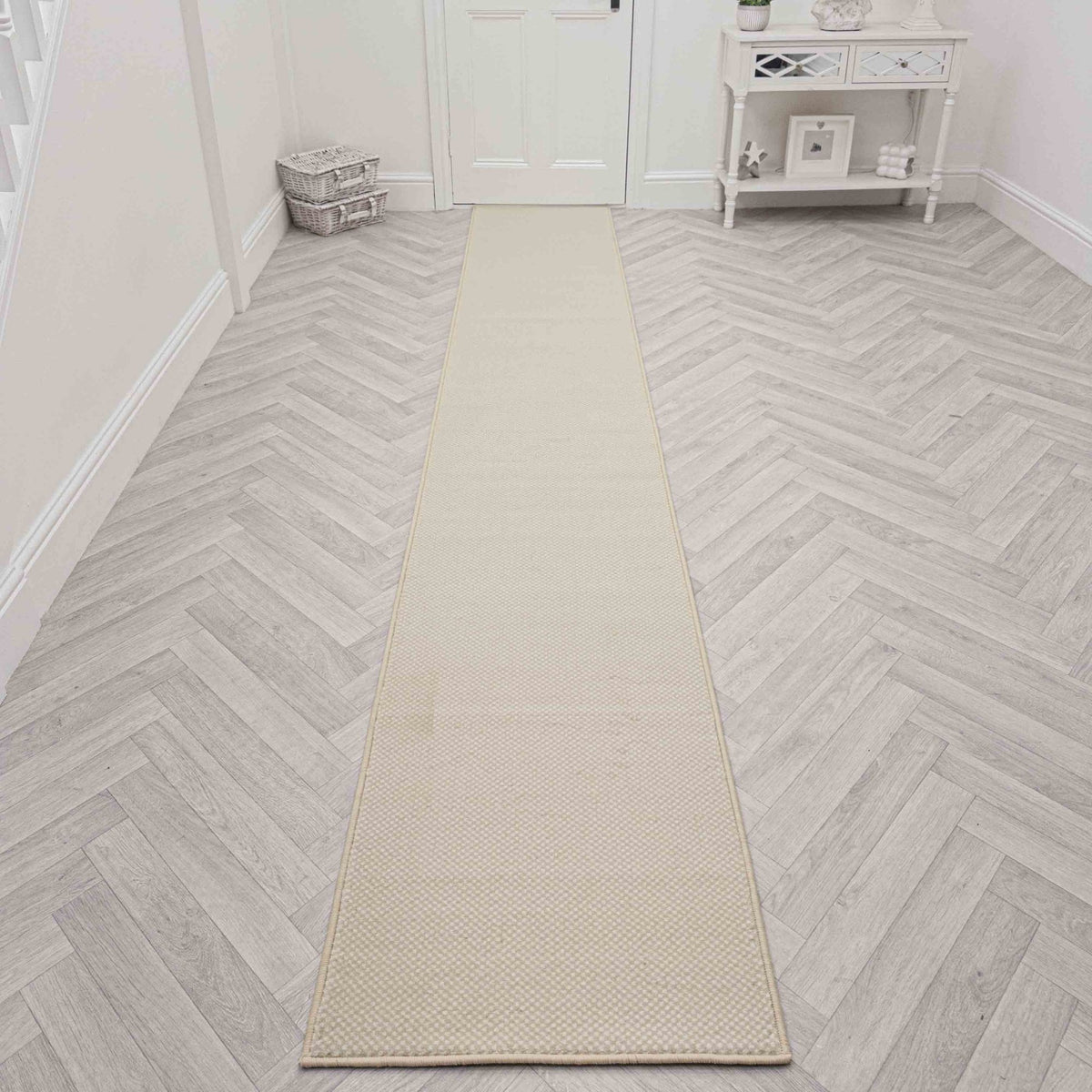 Hazy Beige Hall Runner