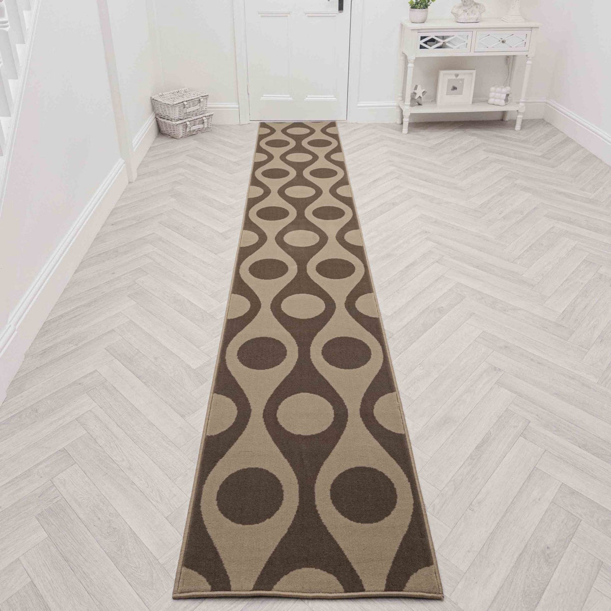 Pop Brown Hall Runner
