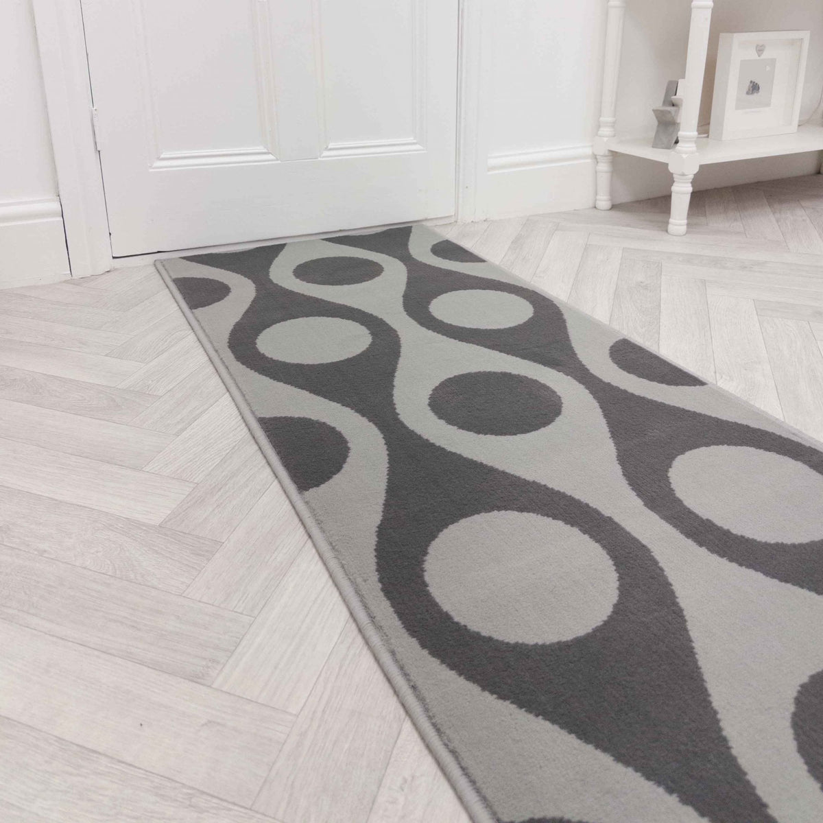 Pop Grey Hall Runner