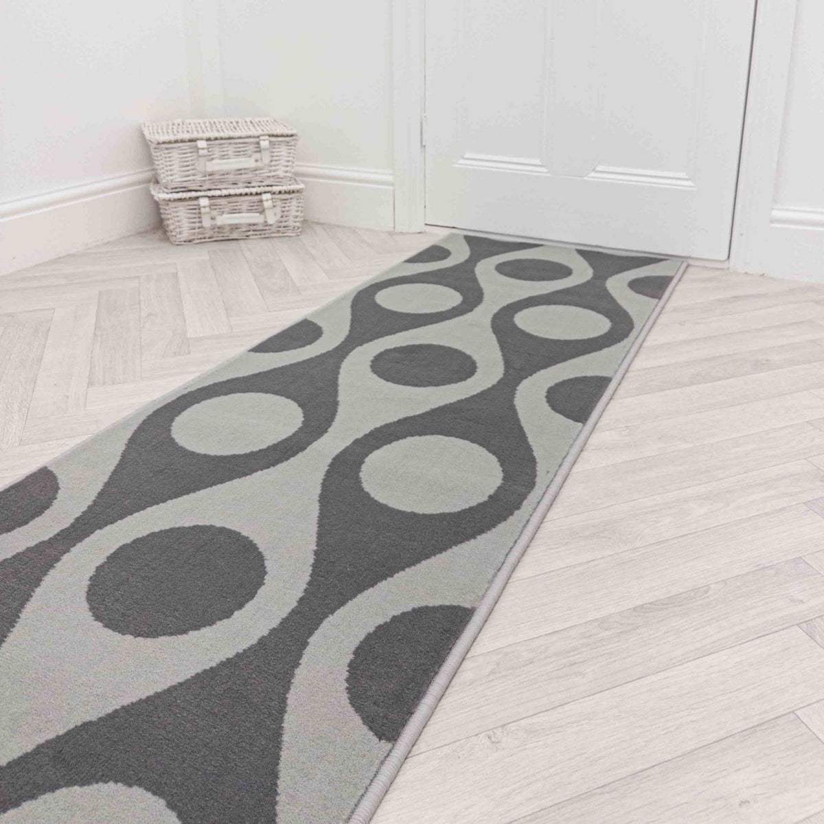 Pop Grey Hall Runner