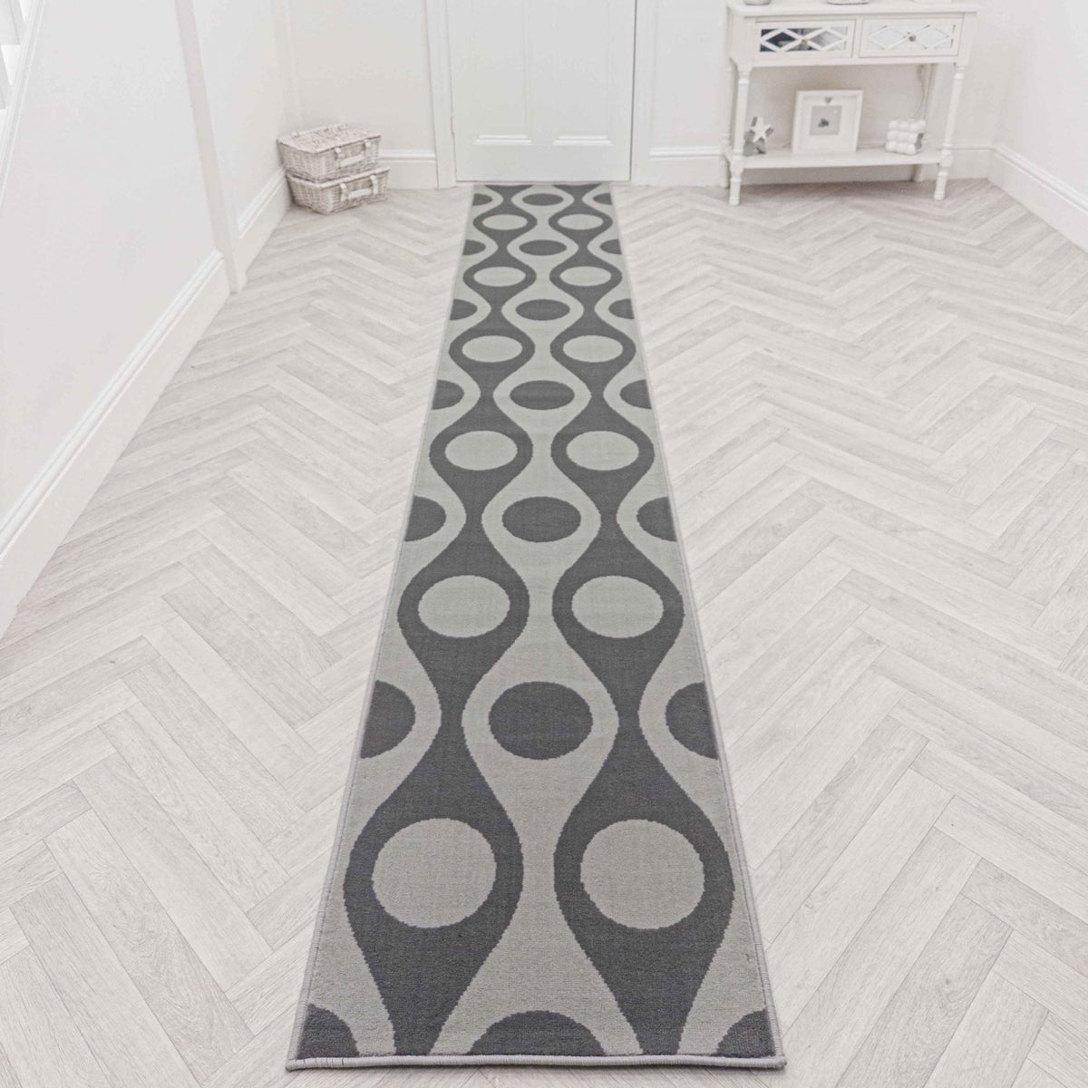 Pop Grey Hall Runner