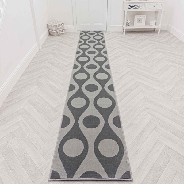 Pop Grey Hall Runner
