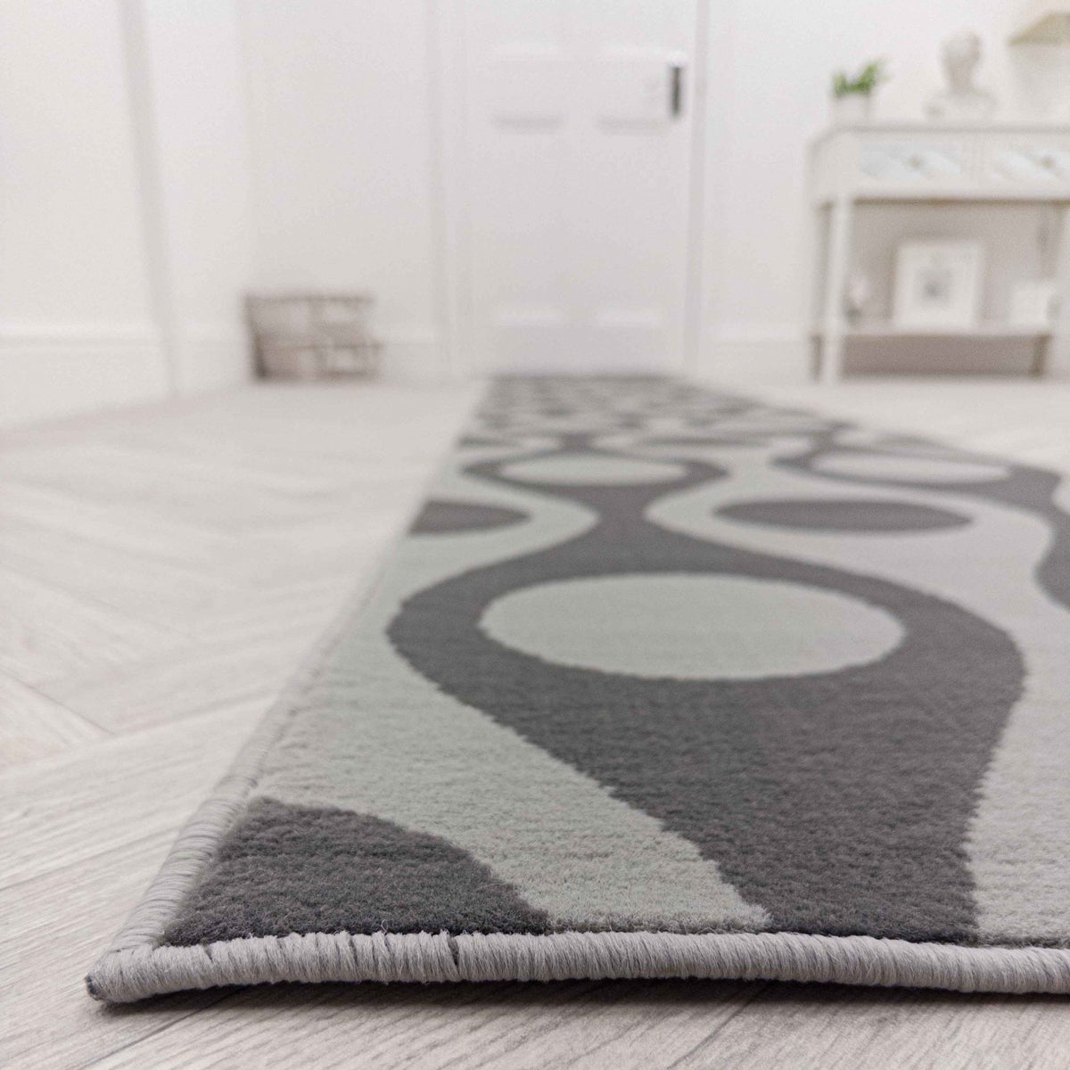 Pop Grey Hall Runner
