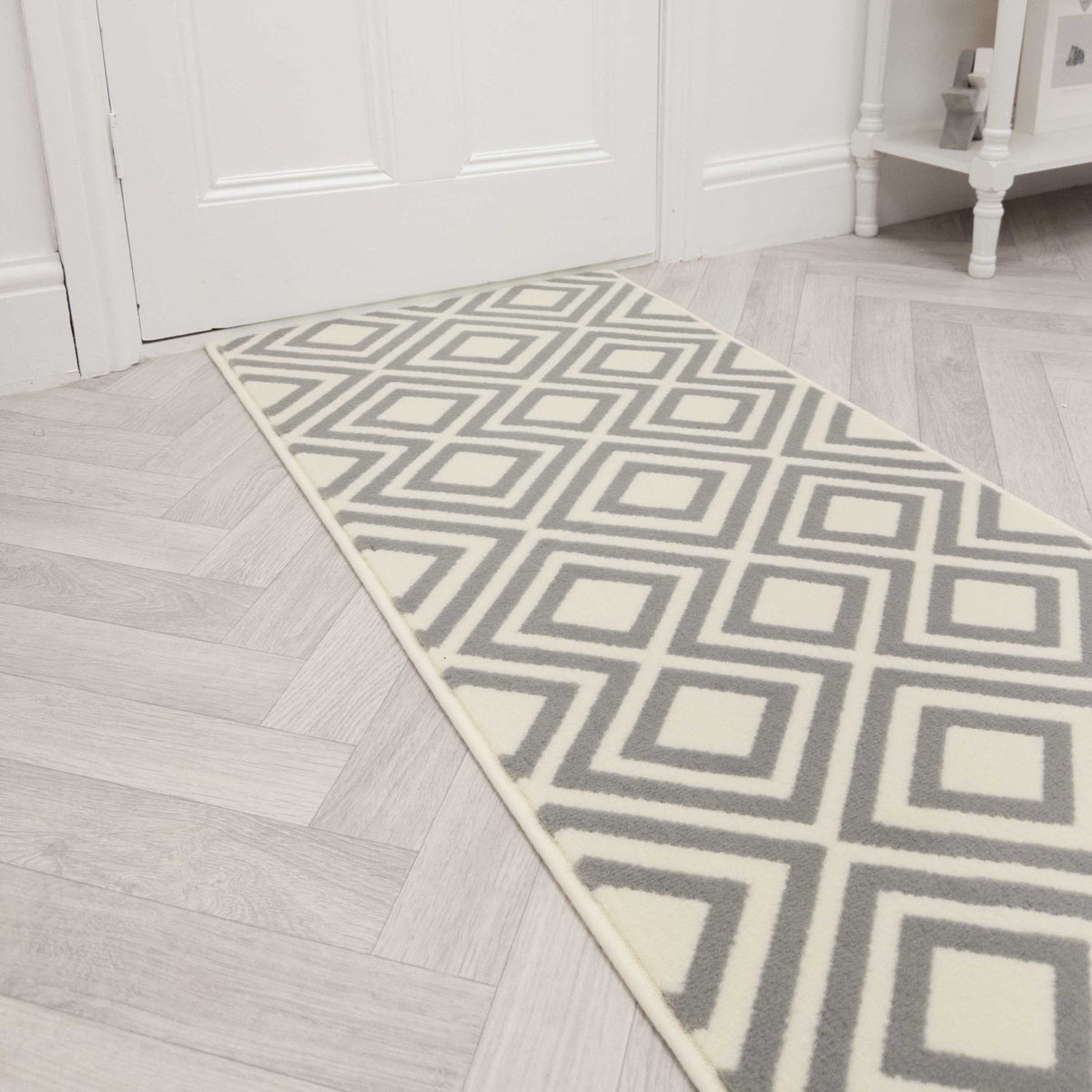Kilim Grey Hall Runner