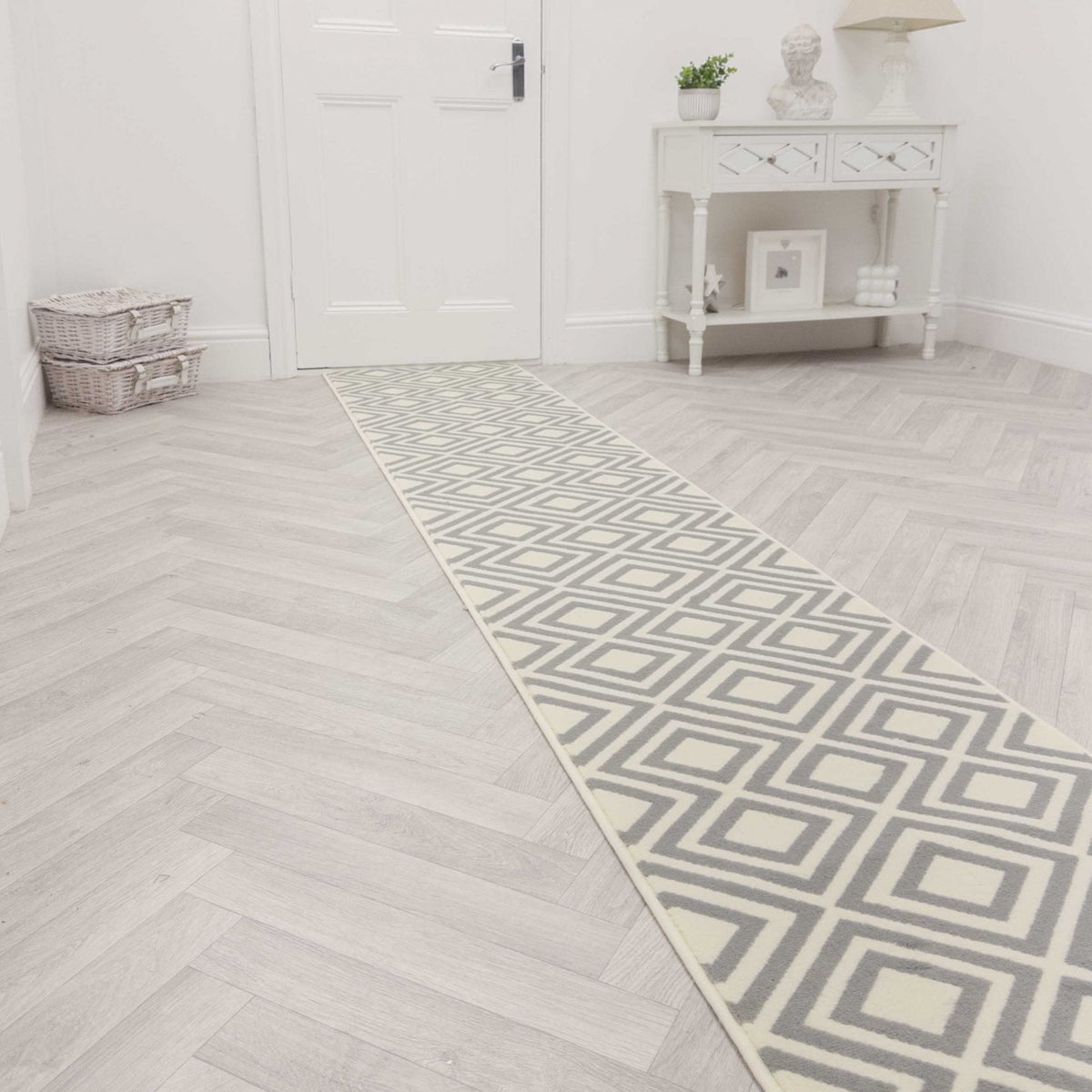 Kilim Grey Hall Runner