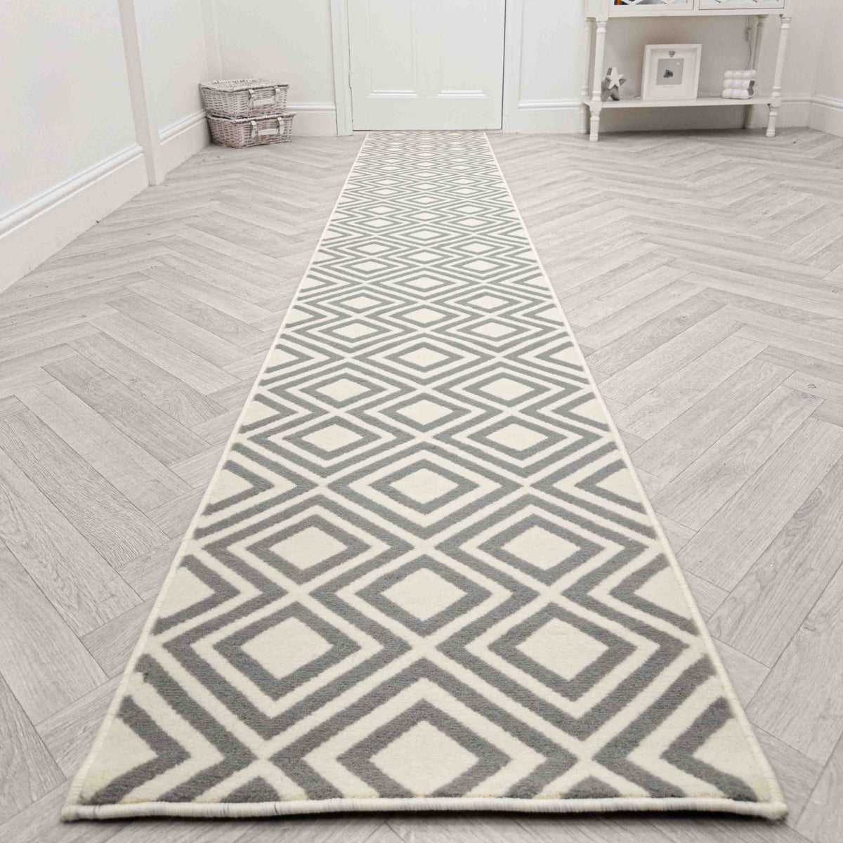 Kilim Grey Hall Runner