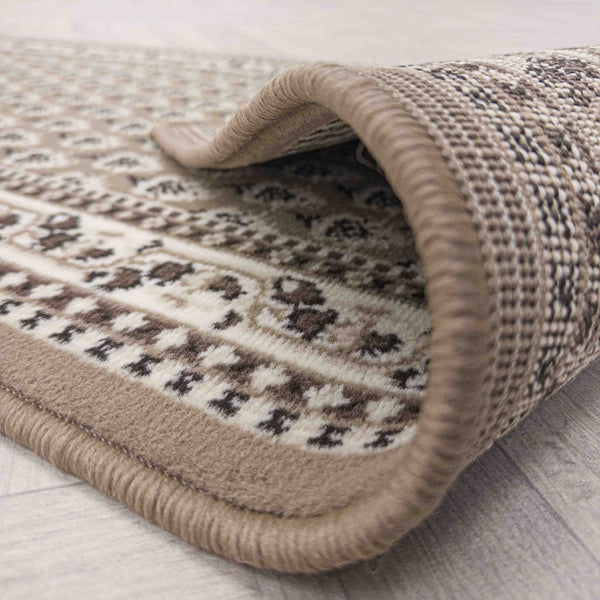 Peacock Beige Hall Runner